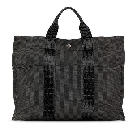 Hermes Toile Herline MM Tote Canvas Tote Bag in Good condition - Picture 3 of 8